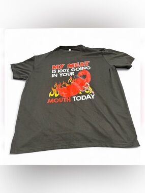 My meat is 100% going in your mouth today tee #funnytee #gaggift 2XL